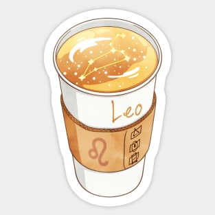 Leo Takeaway Sticker